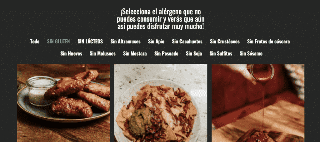 selección alérgenos